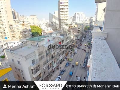 مطلات مفتوحة رخصة تقسيمة مميزة شقة 175م للبيع في محرم بيك على الترام مباشرة