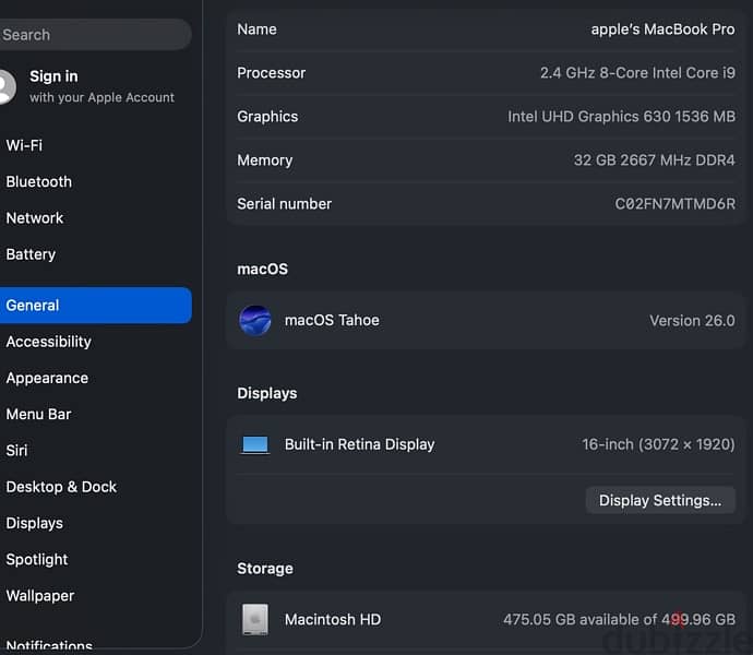 MacBook Pro16inch 2019 5