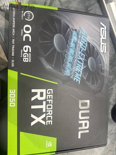RTX 3050 6gb oc edition استعمال اقل من سنه
