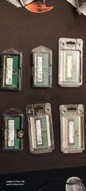 Ram 8 DDR5 8GB 4800MHz  ( samsung vitnam - SK hynix Korea -  M  China