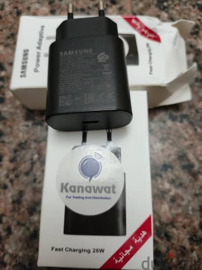 راس سامسونج 25وات توكيل تايب سي و ليس تصنيع بضمان الشركة kanawat