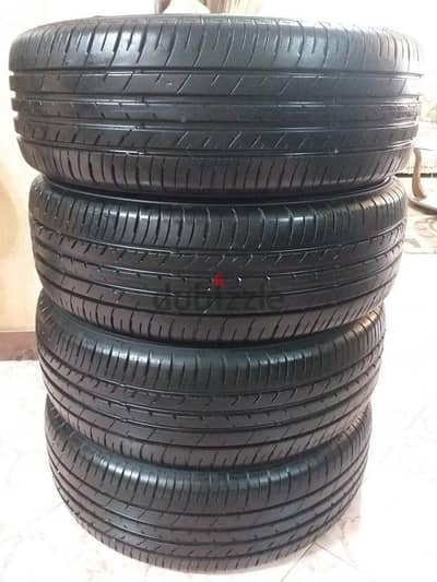 طقم سوميتومو ياباني 205/60/16 تركيب يوليو 2022 حاله ممتازه