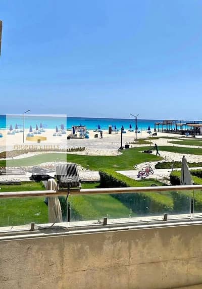 The last chalet with a clear view of the sea for immediate delivery for sale in La Vista Al Sahel, furnished.