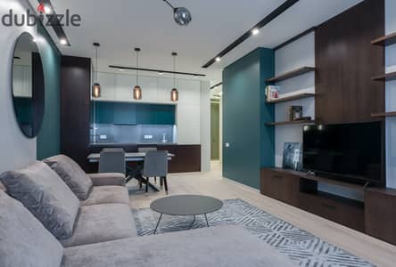 Take advantage of a 6% introduction with a room apartment with an open view for sale in the finest compound in the assembly
