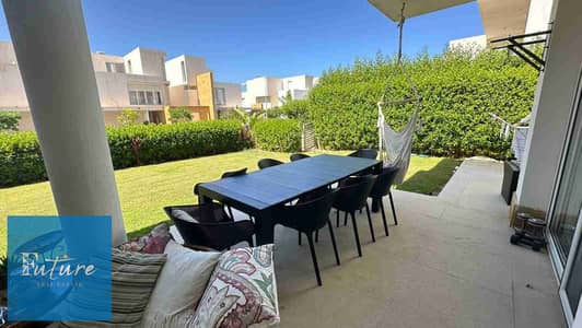 Horizon chalet, a great deal for sale in Seashell, North Coast, Sidi Abdel Rahman. It has 4 bedrooms, very prime location, fully north-facing, and just steps away from the lagoon.