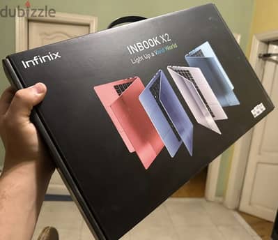 لابتوب infinix x2 بحاله ممتازه بالكرتونه