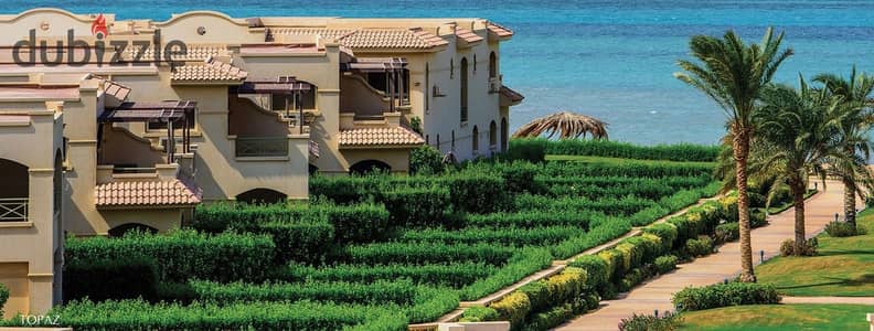استلم فورا شاليه أرضي بجاردن على البحر – La Vista Topaz – العين السخنة
