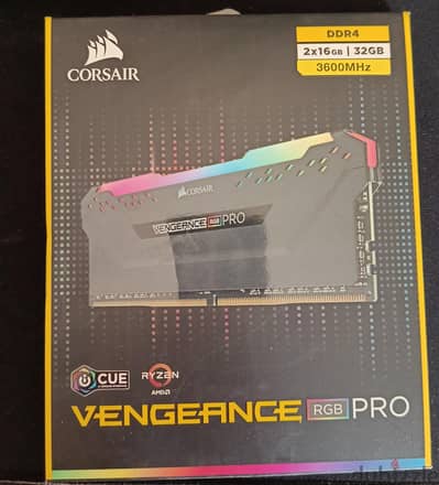 Vengeance RGB Pro 32gb(2x16) 3600mhz