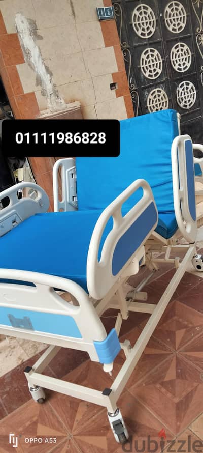 سرير متحرك طبي للإيجار الشهري بالمنزل يدوي كهربائي قوي