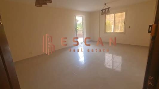 104 sqm apartment with garden for sale in the most prestigious phases of Al Rehab, garden view