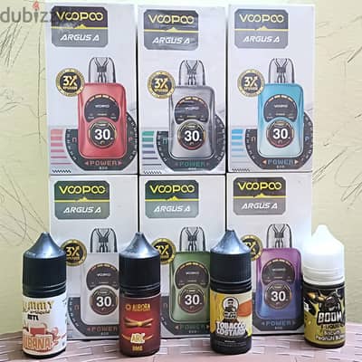 فيب فابريسو ارجوس a جديد متبرشم+ليكويد هديه vape VAPORESSO Argos A new