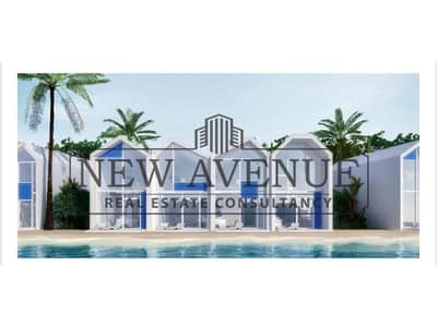 فرصة استثمارية وسكنية في Fouka Bay – Ground loft مفروشة بالكامل، موقع مميز علي لاجون مباشر