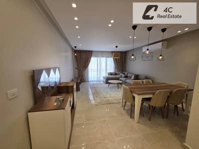 شقة  مفروشة  الترا مودرن للإيجار في كمبوند  فيفت سكوير مراسم مون ريزيدنس  Marasem  Fifthsquare  – تشطيب فاخر وجاهزة للسكن