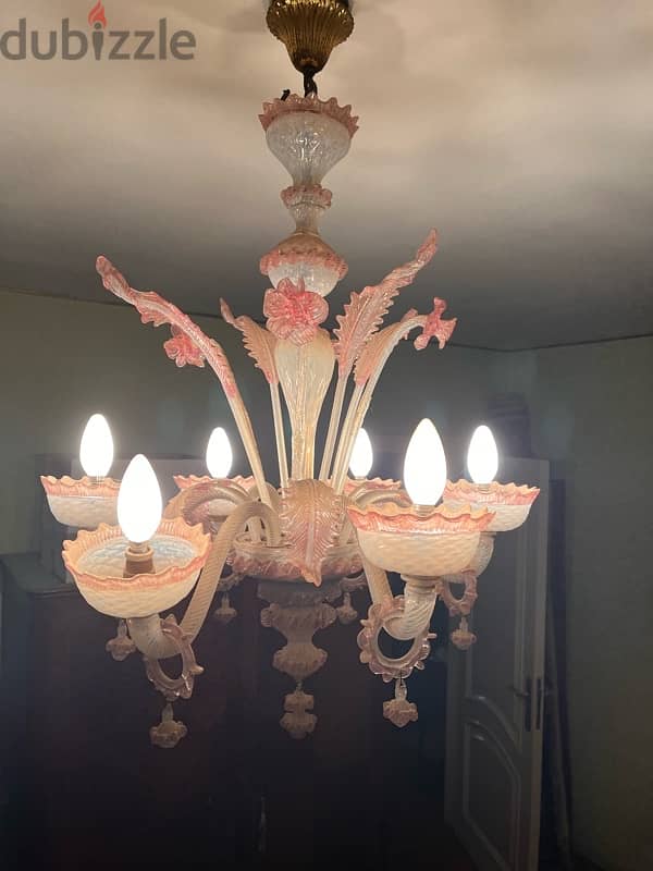 Vintage Italian Murano Chandelier 2