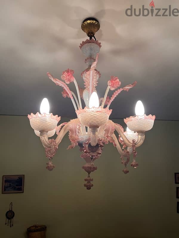 Vintage Italian Murano Chandelier 4