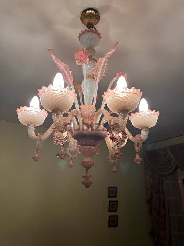 Vintage Italian Murano Chandelier 5