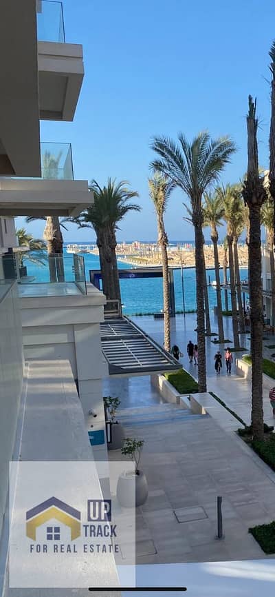 شاليه للايجار في مارينا ويست مراسي 3 غرف في شارع البلوفارد
