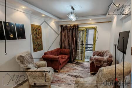شقة للإيجار المفروش في سموحة 130م