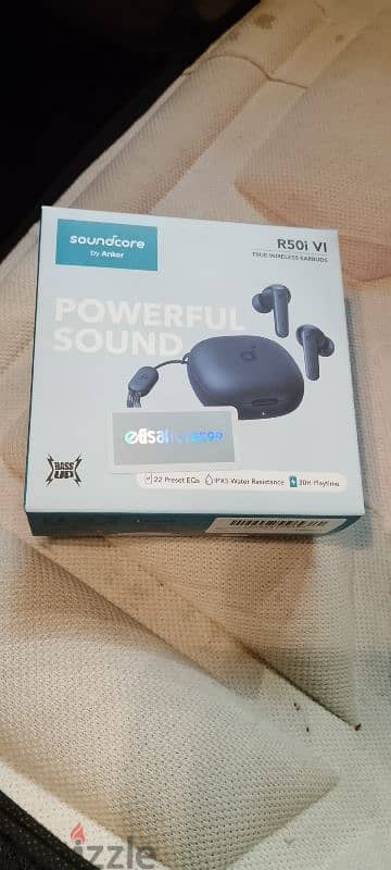سماعات Soundcore R50i V1، جديده متبرشمة