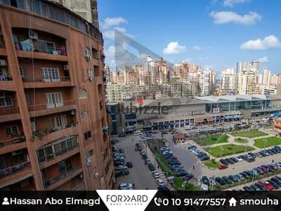 مرخصة سعر مميز  مطلات مفتوحة شقة 155م للبيع في سموحة شارع بهاء الدين الغتوري