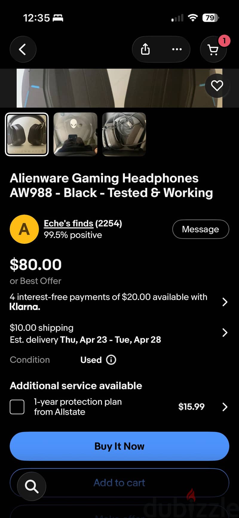 Alienware AW988 Wireless Gaming Headset 3