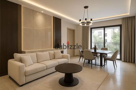 An opportunity for a stunning apartment for sale at an unbeatable price and in installments with a wonderful view in the finest compound in October
