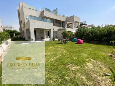 For Sale Senior Ground Floor Chalet 220 sq m in Hacienda Bay North Coast 3 Bedrooms ready to move Fully Finished Sidi Abdel Rahman.
