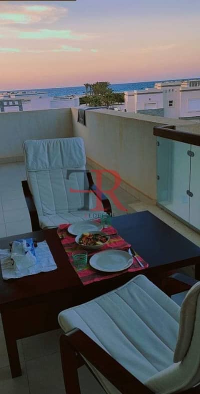 Chalet  for rent with sea view fully furnished   in amwaj north coast