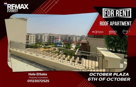 فرصة مميزة – شقة روف في October Plaza
