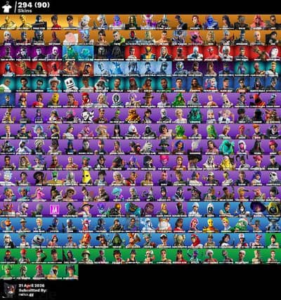 Fortnite account 300 skins