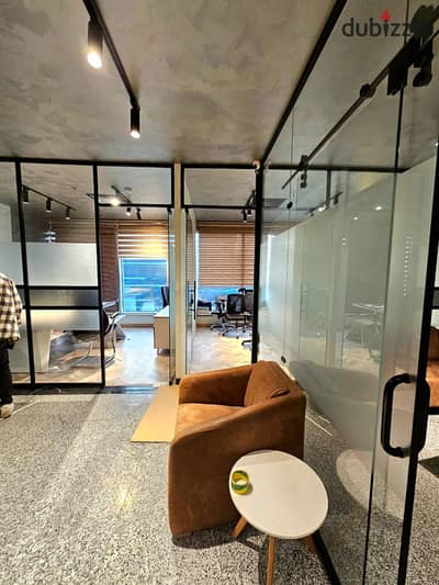 Office space 96 sqm furnished for rent in the strongest business complex Trivium Square, Fifth Settlement