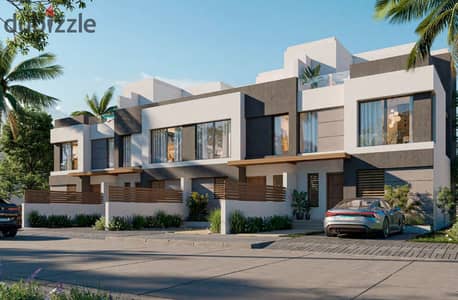 فيلا تاون هاوس 183 متر للبيع في بالم هيلز الإسكندرية