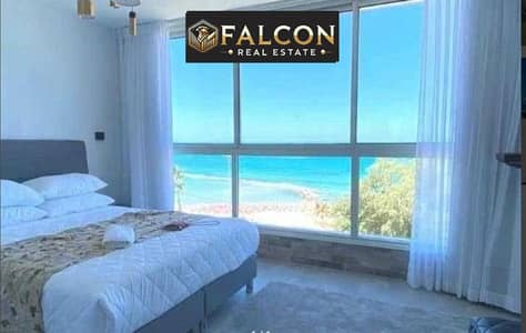 Sea View Hotel Chalet (40% Discount) + 10-Year Installments, Fully Finished with Air Conditioning, in Dose North Coast, near the new Fouka Road, minut