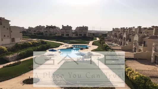 Twin house for sale, prime location, above the swimming pool | in Al Patio Compound, 6th of October - immediate delivery