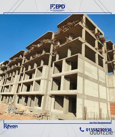 "Your apartment with a garden in the most prime location in Zayed… and booking with a minimal down payment!"