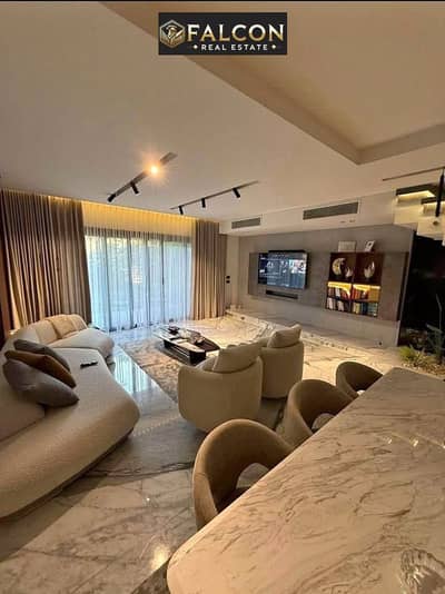 Pay down & get key now fully furnished apartment at the lowest price in Trio Gardens compound next to Patio Oro & Mountain View iCity and Palm Hills
