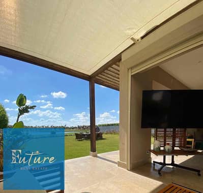 فيلا مستقلة للبيع هسيندا باي الساحل الشمالي اول صف جولف ٥غرف - hacienda bay northcoast
