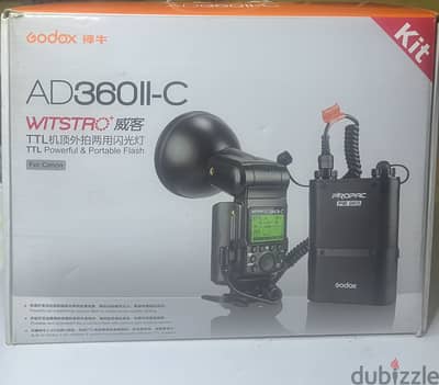 Godox WISTRO AD360ll-C + مرفق معاه أوكتا 120 مجانا