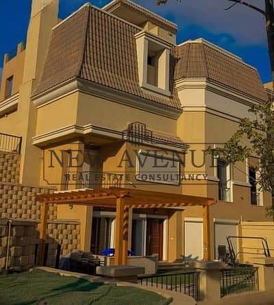 S Villa Middle 295m Garden 75m Sarai S1 Mostakbal City 5 Bedrooms and Roof 95m Core and Shell Ready to Move with Down payment