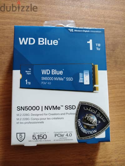 SSD WD Blue 1T SN5000 Sealed