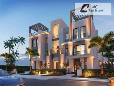 Ground chalet for sale 120 sqm + 130 sqm garden lowest price in the market infinity pool view in Gaia