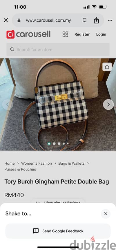 Tory Burch mini شنطة اوريجينال