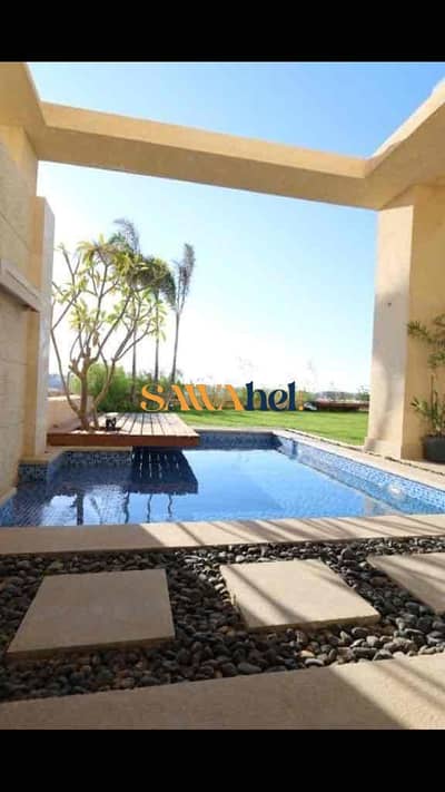  لليجار شاليه أرضي في Hacienda Bay North Coast – الساحل الشمالي   فيو مباشر على حمام السباحة ‍ خطوات إلى الـ Clubhouse وخطوات إلى Lake Yard