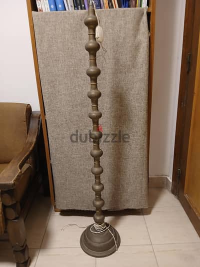 vintage brass lampstand