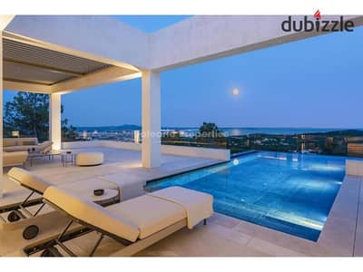 Elite 5BR family villa for rent - front of the sea