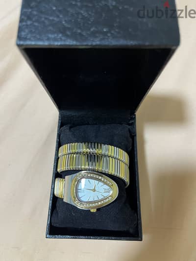 ساعة حريمي شيك ستايل Bvlgari جديدة لم تُستخدم