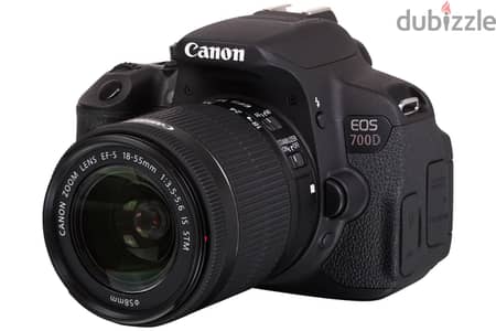 Canon 700dموضحه بالوصف مع اكسسوارتها