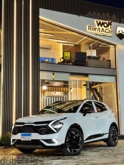 كيا سبورتاج ٢٠٢٥ للايجار بسائق او بدون - Kia Sportage 2025 GT Line
