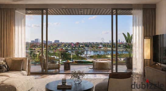 Fully finished apartment with air conditioners for sale, featuring an open landscape view at an unbeatable price, including the club and parking, in t