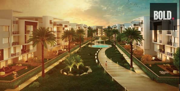 شقه لقطه داخل كمبوند مارڤيل من شركة المراسم – موقع مميز وحيوي بجاردن خاصه  Marville - Al Marasem Development